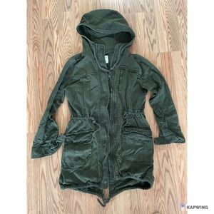 Abercrombie & Fitch Women’s M Green Anorak Jacket